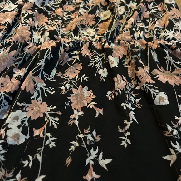 Black and Floral Dress - Picture 2 of 3